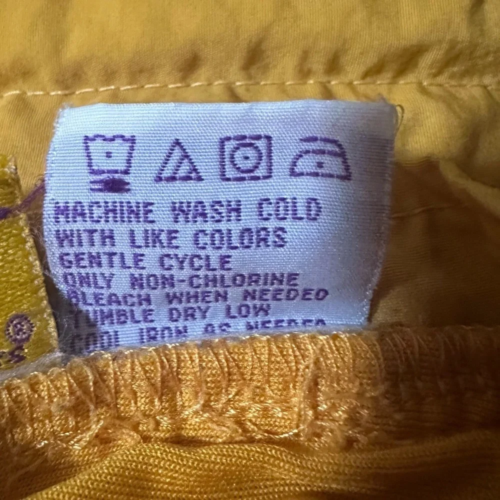 Vintage Pooh Yellow Quilted Vest with Embroidered Patch - 24 Months